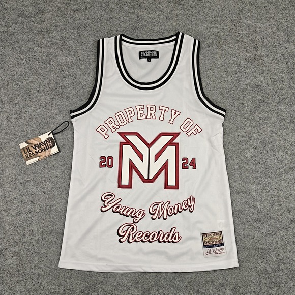 Reason Brand Other - Lil Wayne Young Money Basketball Jersey Mens Medium White Reason Brand RLW-17